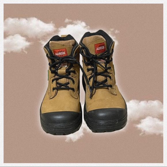 ♥︎ AGGRESSOR Lynx II Steel Toe Work Boots ♥︎ - Picture 3 of 6